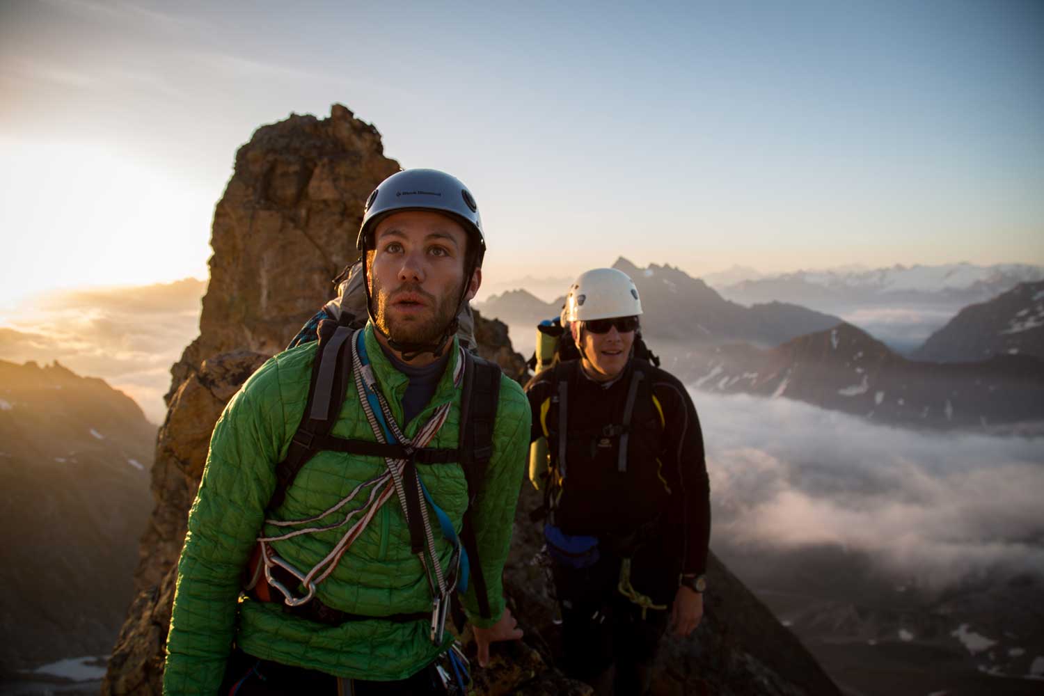 Lever de soleil en alpinisme