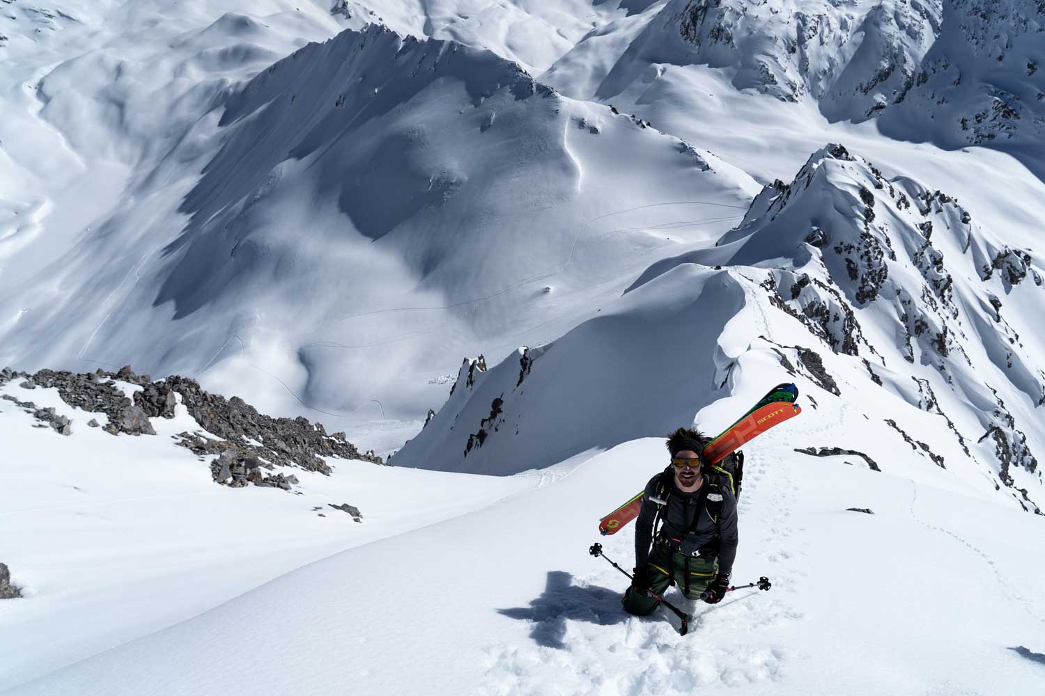 Ski mountaineering in Vanoise.