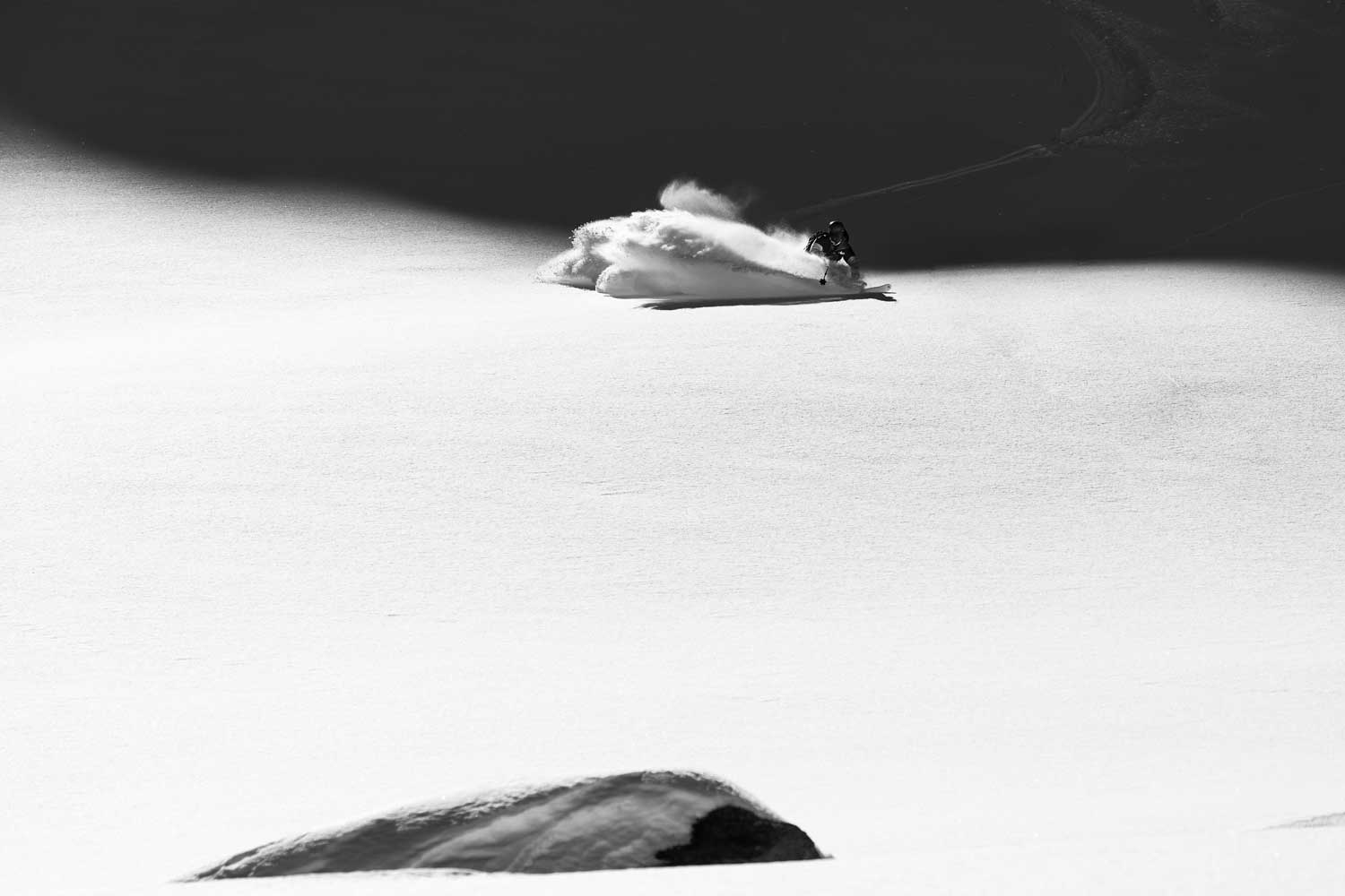 Powder skiing in Vanoise.