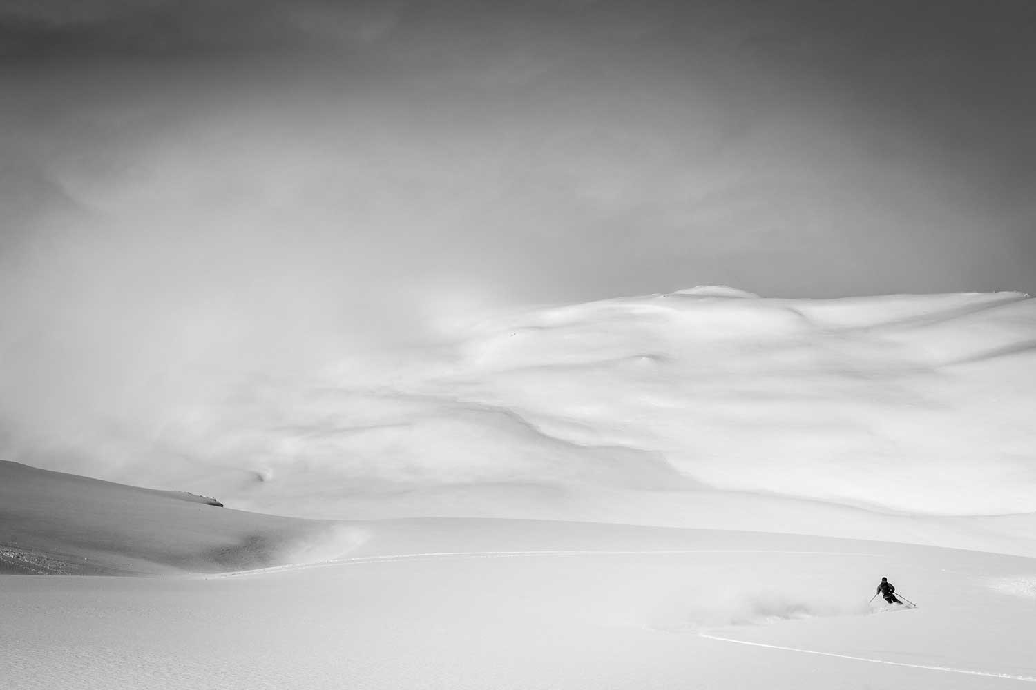 Belle neige à Bonneval sur Arc