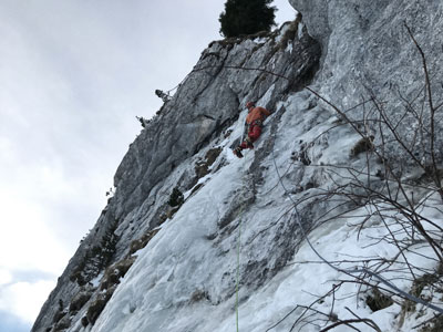 Départ de la 3e longueur