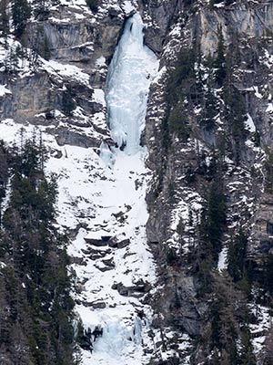 Cascade du Chatel à Val Cenis