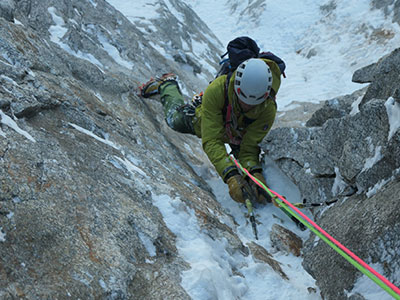 Escalade mixte dans les longueurs du haut