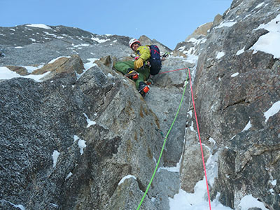 Longueurs d'escalade mixte et d'alpinisme dans le massif du Mont-Blanc