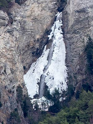 Cascade du Nant Sainte Anne en Haute Maurienn