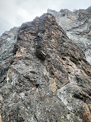 Escalade aérienne à la Tour Rouge